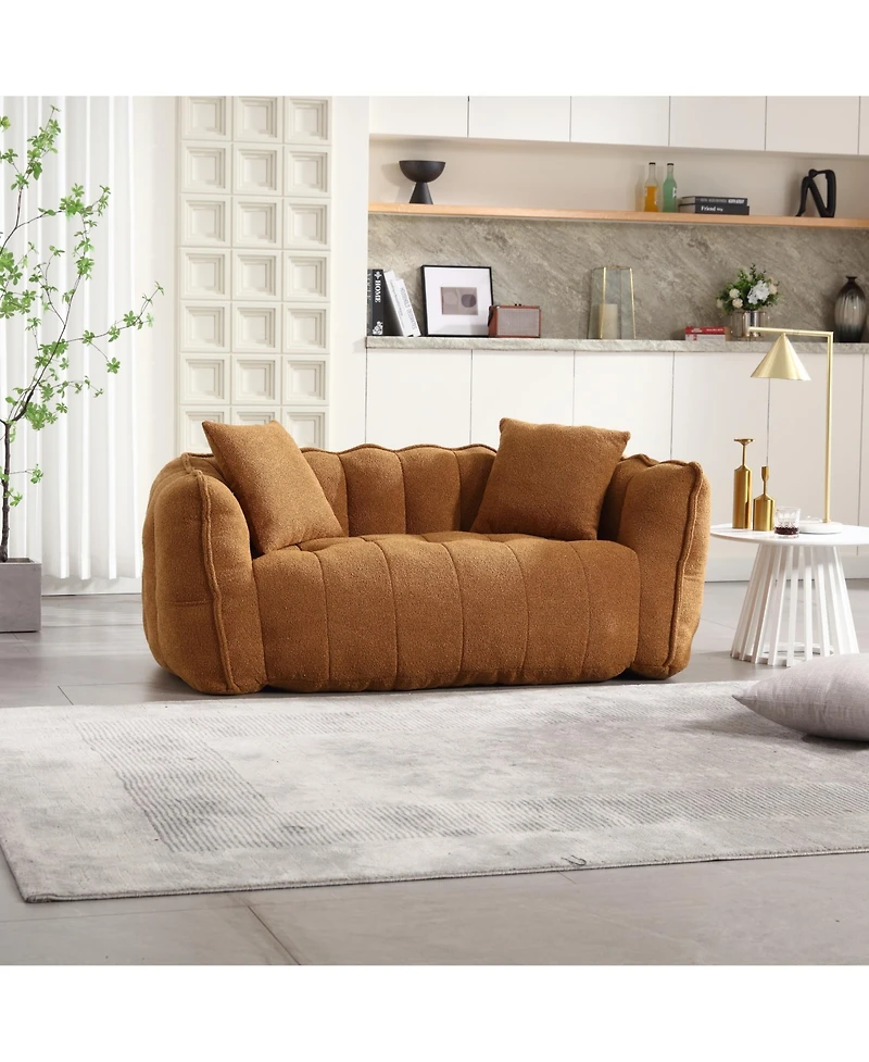 Simplie Fun Cozy Beanbag Chair: Comfort for Two