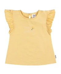 Gerber Toddler Girls Short Sleeve T-Shirts, 3 Pack