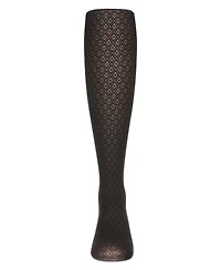 MeMoi Girls Diamond Dot Semi-Opaque Microfiber Tights