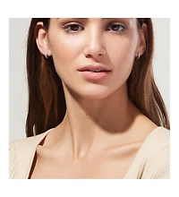 Ana Luisa Pearl Huggie Hoops - Ashley