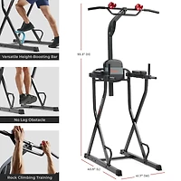 Sunny Health & Fitness Multifunctional & Adjustable Height Power Tower – Sf-XF922081
