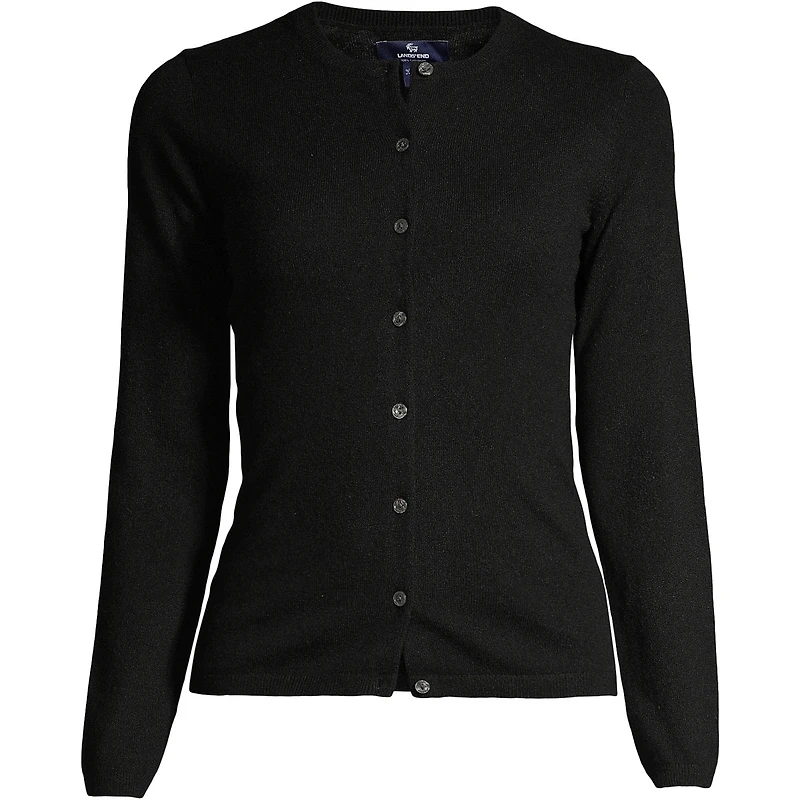 Lands' End Women's Plus Cashmere Cardigan Sweater