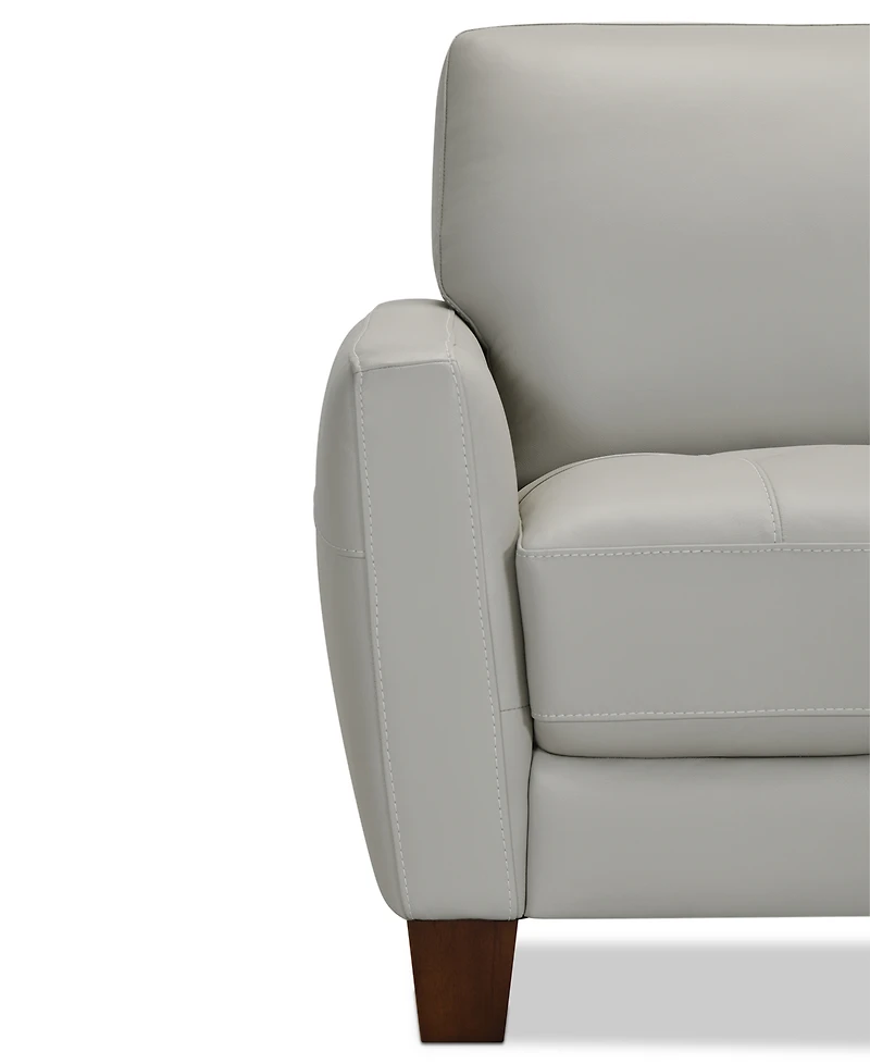 Galligher 82" Leather Sofa, Created for Macy's