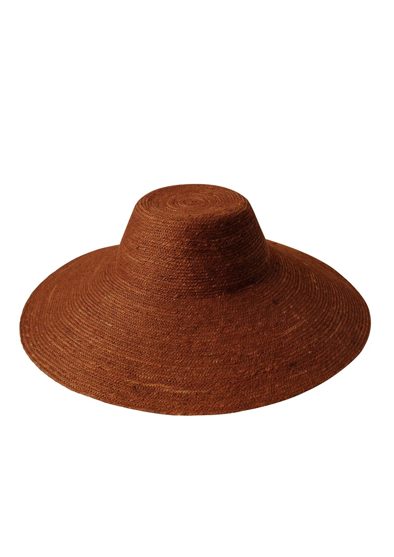 Brunna.co Riri Jute Straw Hat Nude Beige