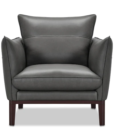 Kettner 34" Leather Chair, Created for Macy's