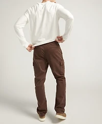 Silver Jeans Co. Men's Essential Twill Pull-On Cargo Pants