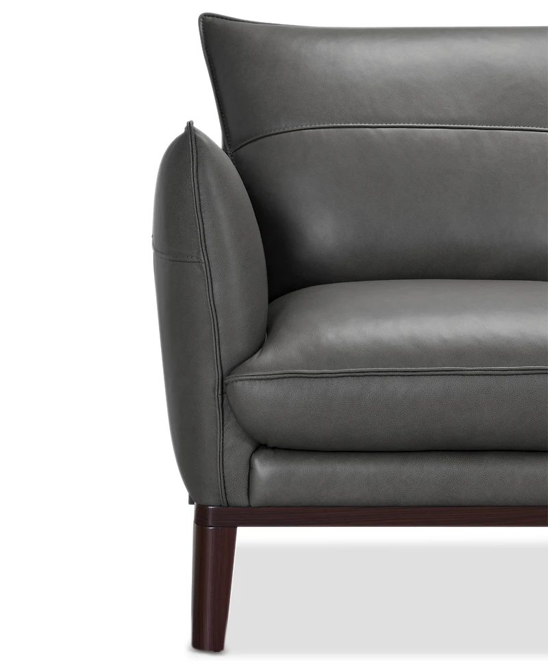 Kettner 88" Leather Sofa, Created for Macy's