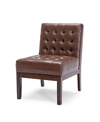 Streamdale Contemporary Waffle-Stitched Upholstered Accent Chair