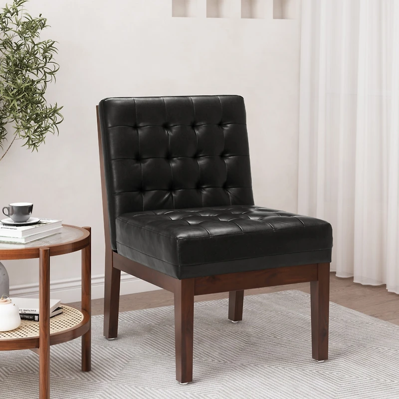 Streamdale Contemporary Waffle-Stitched Upholstered Accent Chair