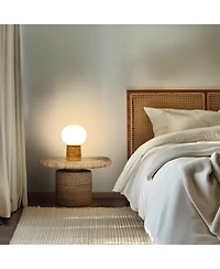 Neptune 12" Led Table Lamp with Natural Stone Base