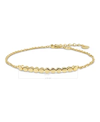 Devata Round Link Chain Bracelet in 14K Gold, 6.5 in adj to 7.5 in, approx. 2.8 grams