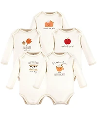 Touched by Nature Baby Boys Unisex Natural Cotton Long-Sleeve One-Piece