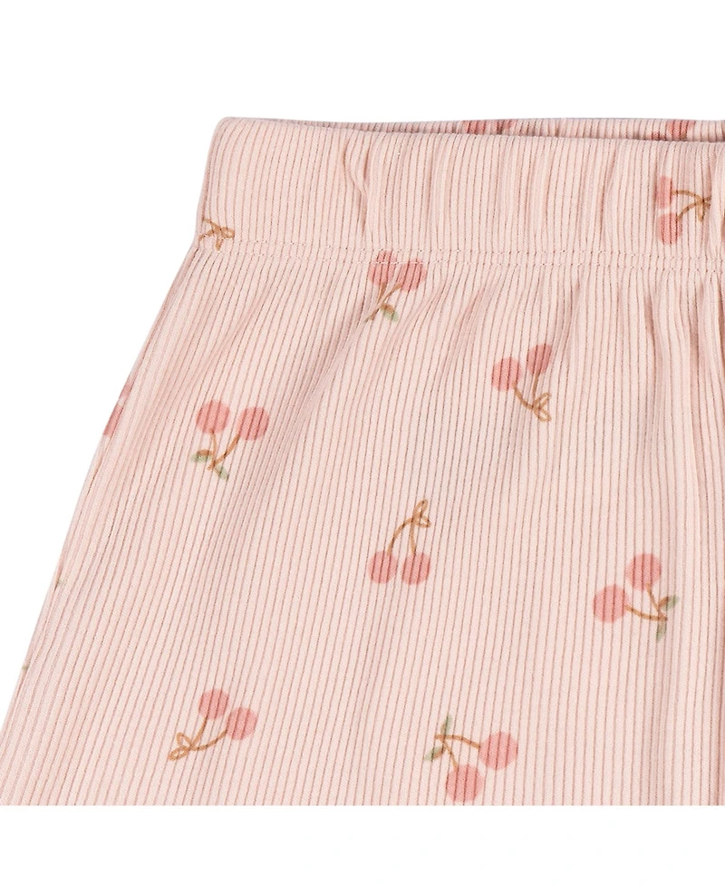 Gerber Baby Girls Shirt and Shorts Set, 2 Piece