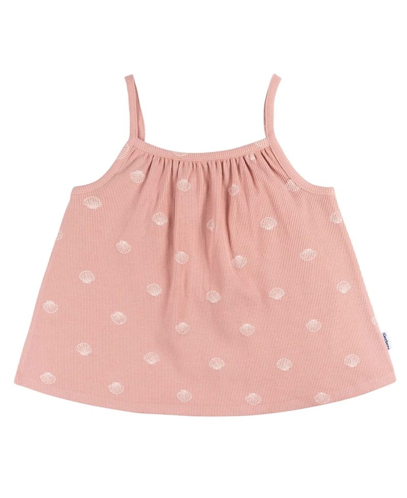 Gerber Baby Girls Shirt and Shorts Set, 2 Piece