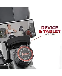 Sunny Health & Fitness Air+ Magnetic Rowing Machine with Exclusive SunnyFit App and Smart Bluetooth Connectivity
