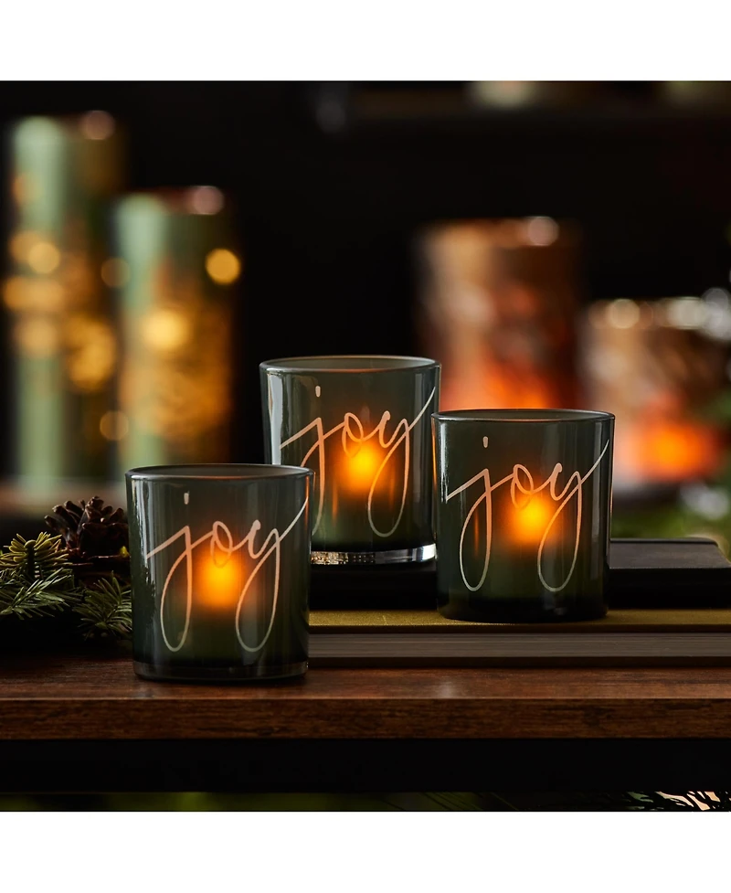 Chic Votive Holder Set of 3 - Perfect for Home Decor and Ambient Lighting