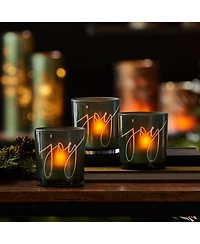 Chic Votive Holder Set of 3 - Perfect for Home Decor and Ambient Lighting