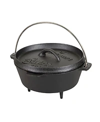 Stansport 4 Qt Pre-Seasoned Cast Iron Dutch Oven with Legs