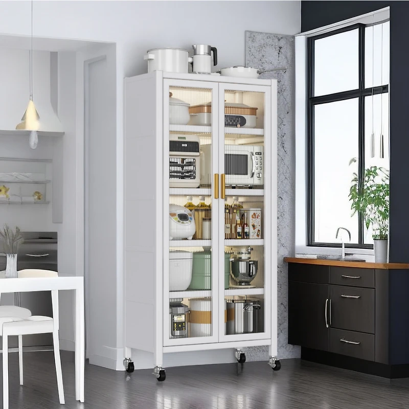 Streamdale Kitchen Storage Cabinet Microwave Oven Shelf, Organizer