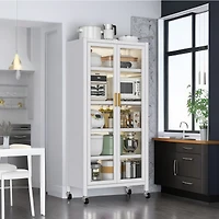 Streamdale Kitchen Storage Cabinet Microwave Oven Shelf, Organizer