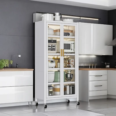 Streamdale Kitchen Storage Cabinet Microwave Oven Shelf, Organizer