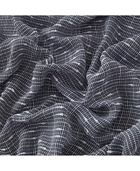 Hlc.me Emily Faux Linen Semi Sheer Transparent Rod Pocket Back Tab Lightweight Window Curtains Wide Panels