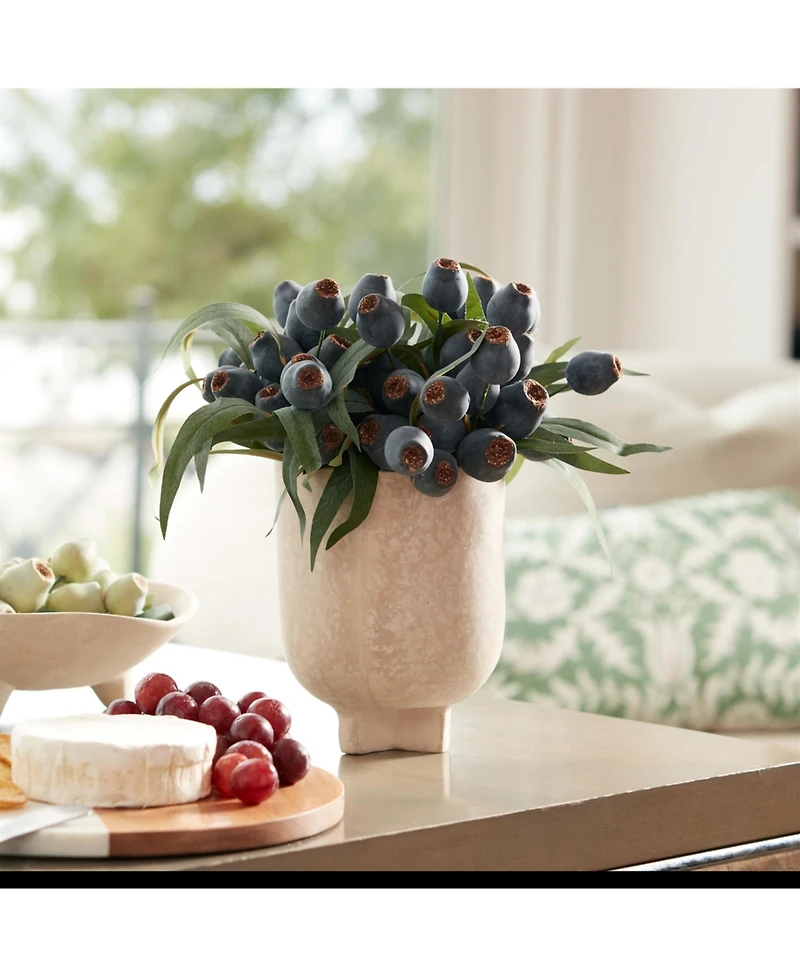 Slickblue Set of 2 Pod Bundles - 14” Styrofoam & Polyester Decorative Accents for Home