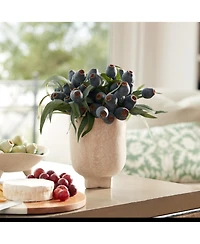 Slickblue Set of 2 Pod Bundles - 14” Styrofoam & Polyester Decorative Accents for Home