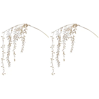 Set of 2 Hanging Berry Branches – Perfect for Seasonal and Holiday Decor