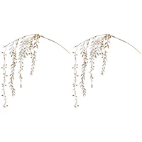 Set of 2 Hanging Berry Branches – Perfect for Seasonal and Holiday Decor