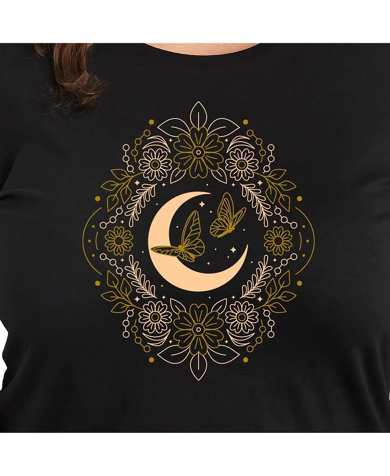 Hybrid Apparel Golden Moon Plus Graphic Tee