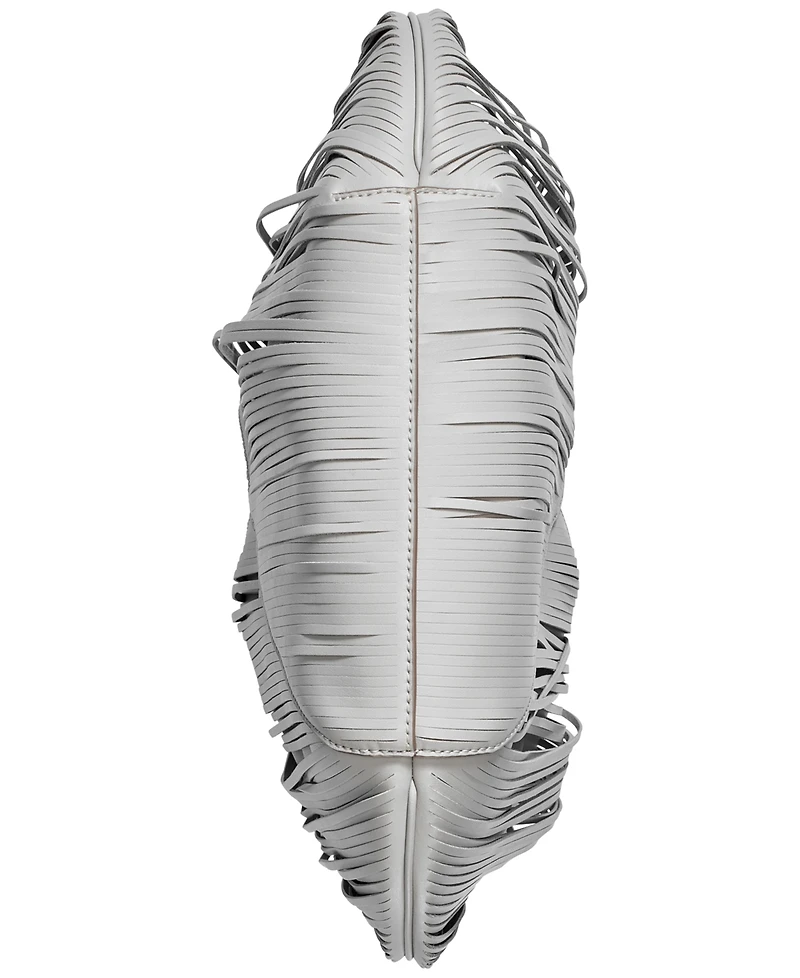 Donna Karan New York Baldwin Large Laser-cut Shoulder with Leather Wrapped Rounded Handle