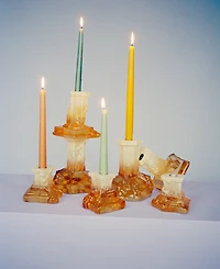 Kosta Boda Rocky Baroque Candlesticks
