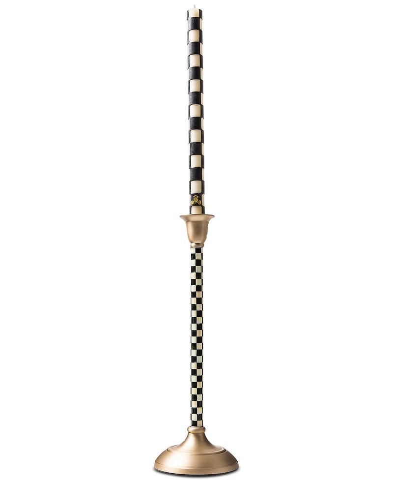 Mackenzie-Childs Large Courtly Check Candlestick