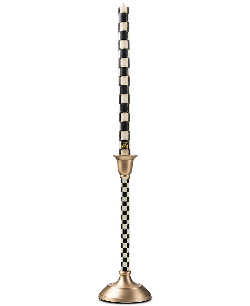 Mackenzie-Childs Medium Courtly Check Candlestick