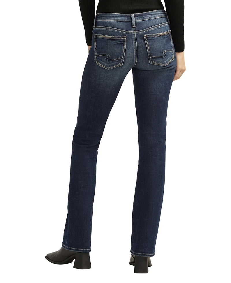 Silver Jeans Co. Women's Tuesday Low Rise Slim Bootcut Luxe Stretch Jeans
