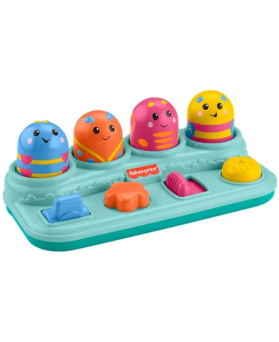 Fisher-Price Boppin' Activity Bugs Fine Motor Pop-Up Toy for Babies 9 Months Older