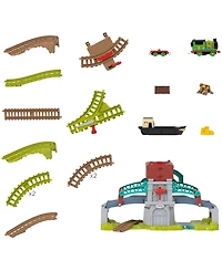 Thomas Friends Talking Bulstrode Which-Way Bridge Toy Train Set with Sounds Percy Engine