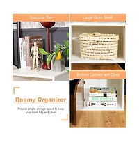 Set of 2 Nightstands Side End Table for Living Room