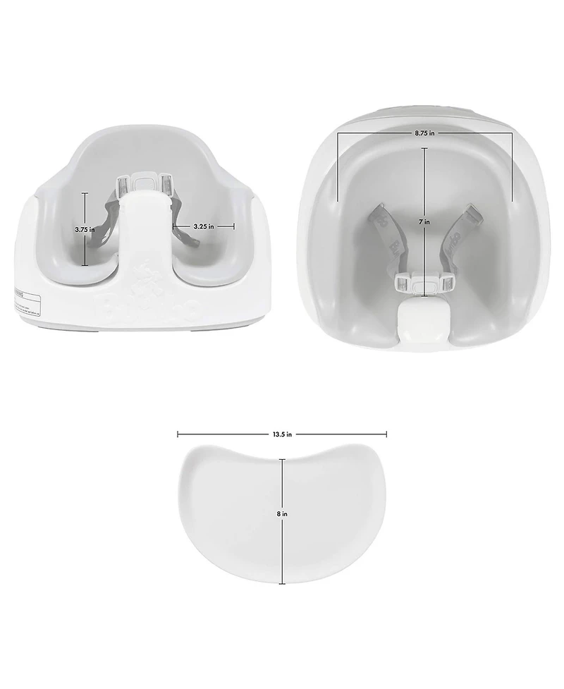 Bumbo Baby Toddler Adjustable 3-in-1 Booster Seat/High Chair & Tray
