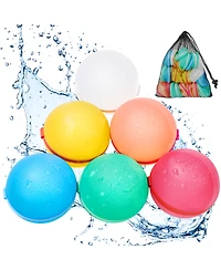 Clovercat Reusable Water Balloons for Kids and Adults Eco-Friendly Latex-Free Silicone -Pack