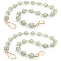 Slickblue Set of 2 Bead Garlands – Versatile Decor for Festive and Seasonal Arrangements