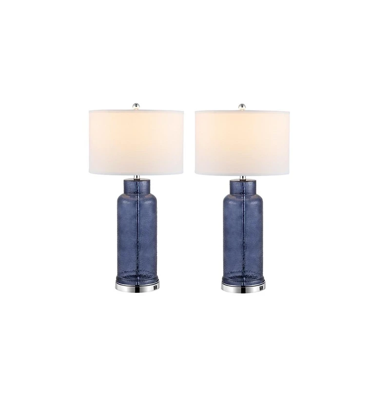 Safavieh Bottle Table Lamp Set Of 2 W/ Usb Port
