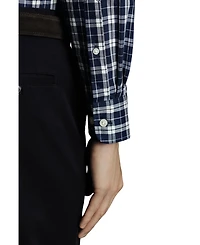 Charles Tyrwhitt Men's Slim Fit Button-Down Collar Non-Iron Stretch Check Oxford Shirt