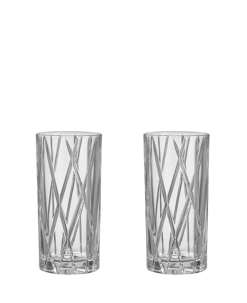 Orrefors City Highball Barware Set of 2