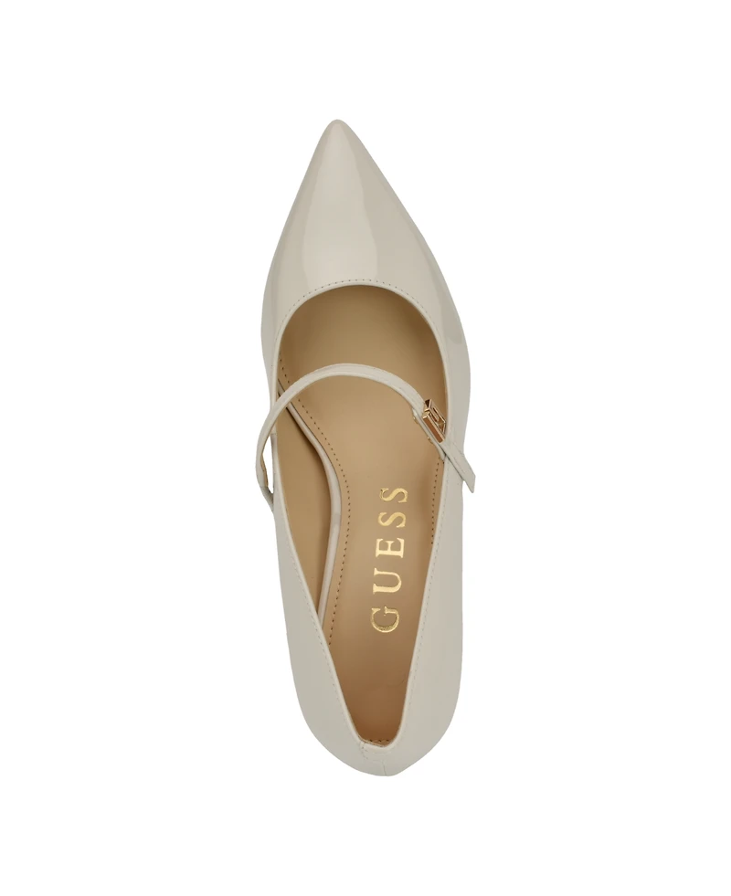 Guess Women's Zands Mary Jane Block Heel Pumps