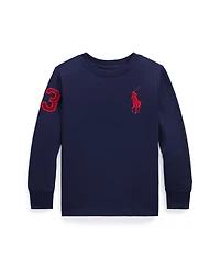 Polo Ralph Lauren Toddler and Little Boys Big Pony Cotton Jersey T-shirt