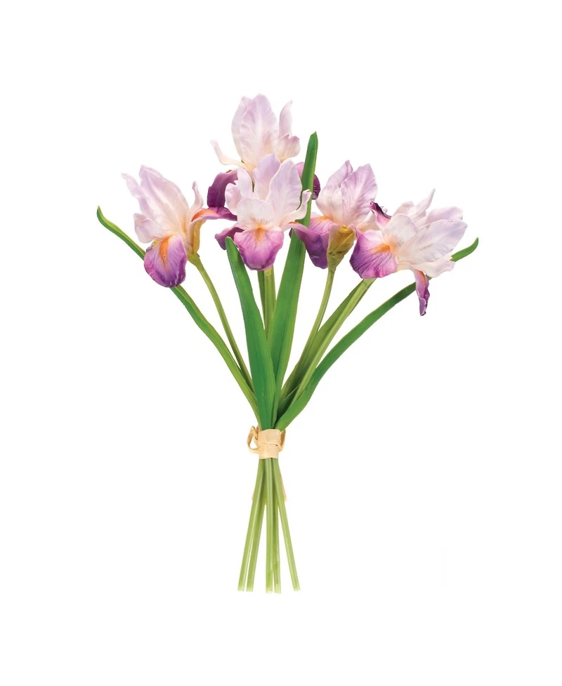 Slickblue Iris Floral Bundles for Elegant Spring and Home Decor (Set of 2)