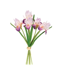 Slickblue Iris Floral Bundles for Elegant Spring and Home Decor (Set of 2)