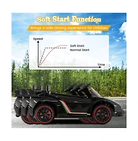 12V Licensed Lamborghini 4WD Kids Ride-on Sports Car with 2.4G Remote